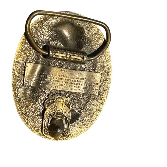 Zebco 33 33rd Anniversary 1955-1988 Limited Edition Brass Belt Buckle Fishing Th - Picture 10 of 14